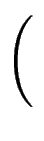 $\displaystyle \left(\vphantom{ \frac{2\nu c_{eq}^0 }{2\nu+\nu^2}+\alpha_{\nu} P}\right.$