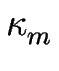 $ \kappa_{m}^{}$