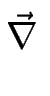 $\displaystyle \vec{\nabla}\,$