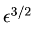$ \epsilon^{3/2}_{}$