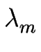 $\displaystyle \lambda_{m}^{}$
