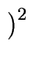 $\displaystyle \left.\vphantom{ {\bf\vec{n}_1.\vec{n}_2} }\right)^{2}_{}$
