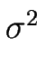 $ \sigma^{2}_{}$