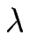 $ \lambda$