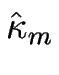 $ \hat{\kappa}_{m}$