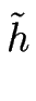 $\displaystyle \tilde{h}$