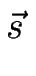 $\displaystyle \vec{s}\,$